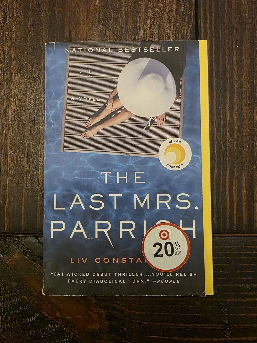 Harper Yellow and White Paperback Back Cover